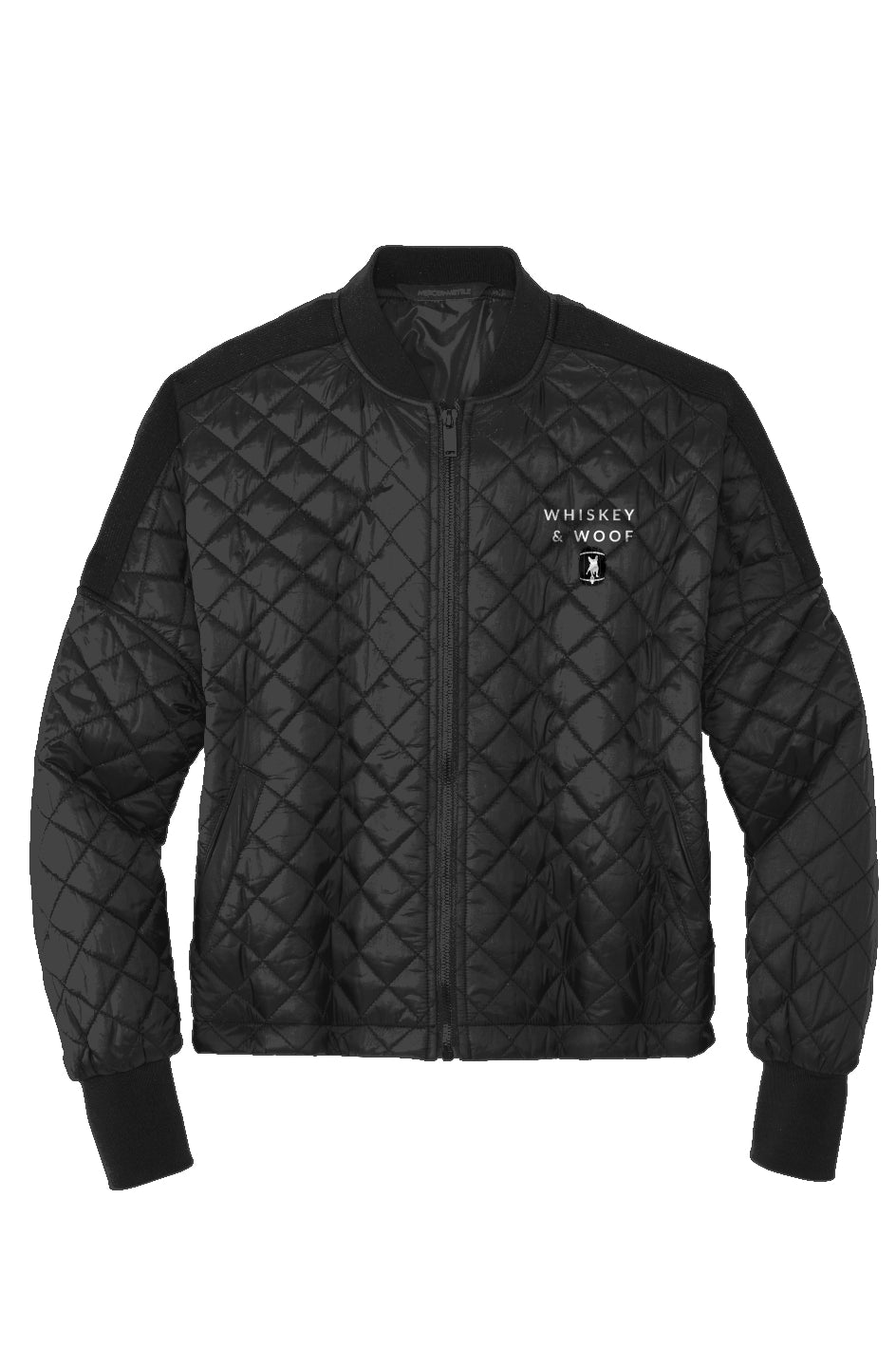 Whiskey & Woof Logo Quilted Jacket