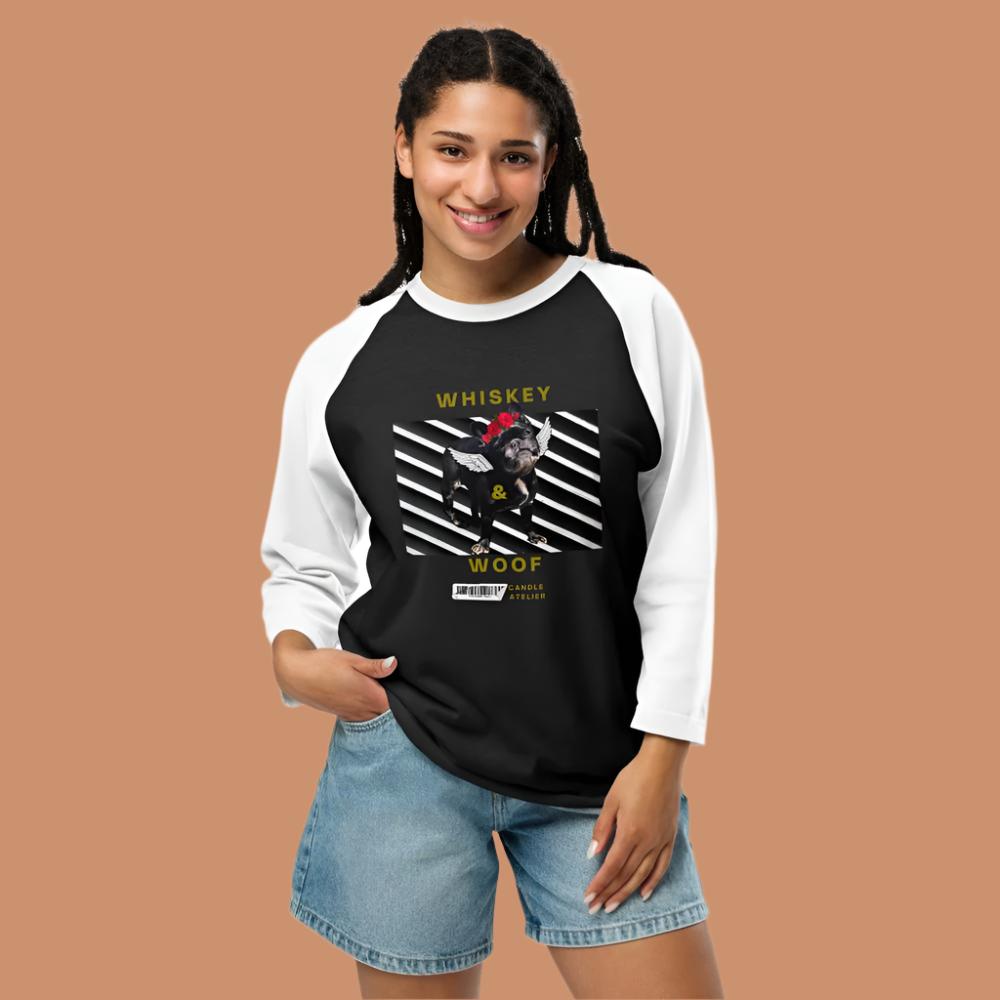 Whiskey_And_Woof_angel_elle_raglan_black_and_white_shirt