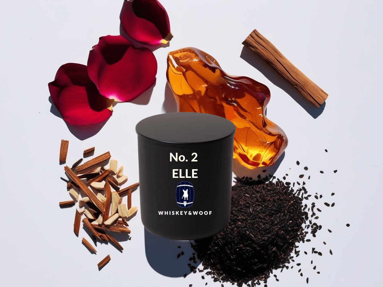 No. 2 Elle | Red Rose & Leather — Luxury Scented Candle