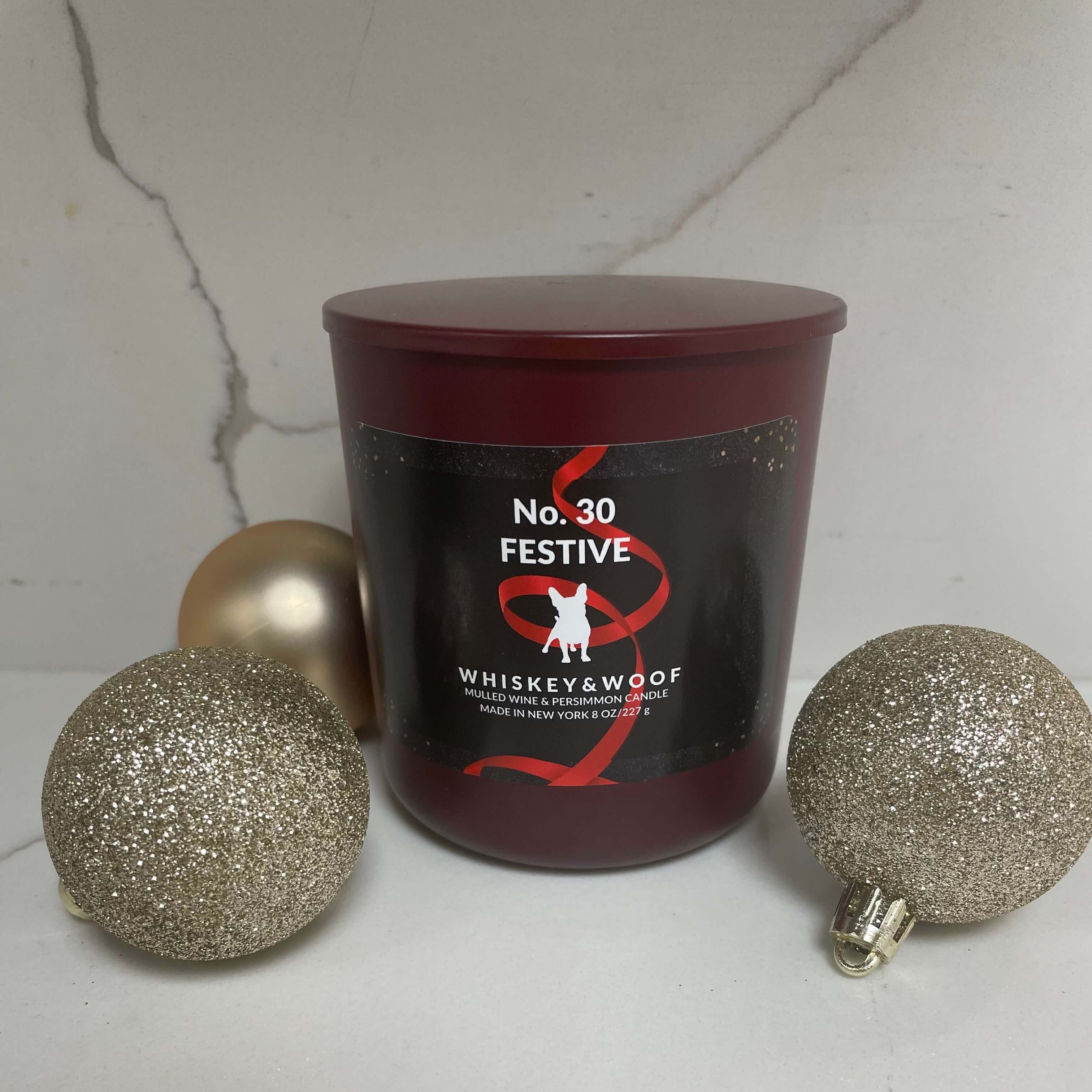 No. 30 Festive - Mulled Wine & Persimmon Scented Candle