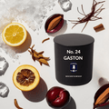 No. 24 Gaston | Leather & Blood Orange — Luxury Scented Candle