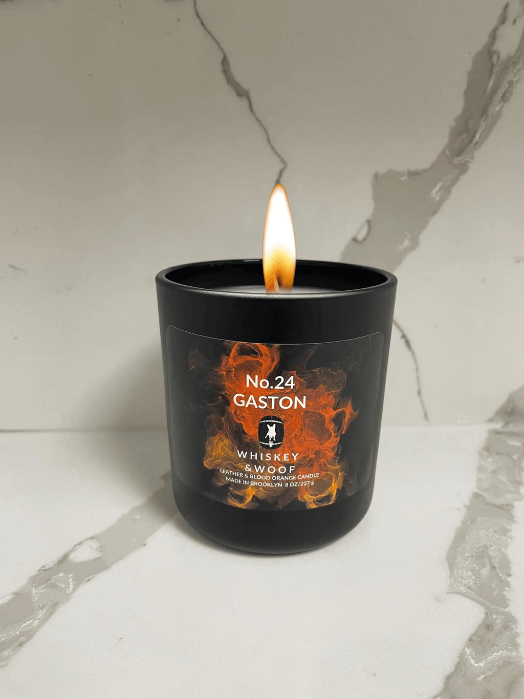 No. 24 GASTON: Leather & Blood Orange Candle