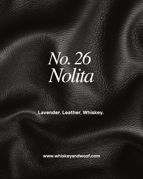 Lavender, Leather & Whiskey Luxury Scented Candle | Small Batch Hand Poured | No. 26 Nolita