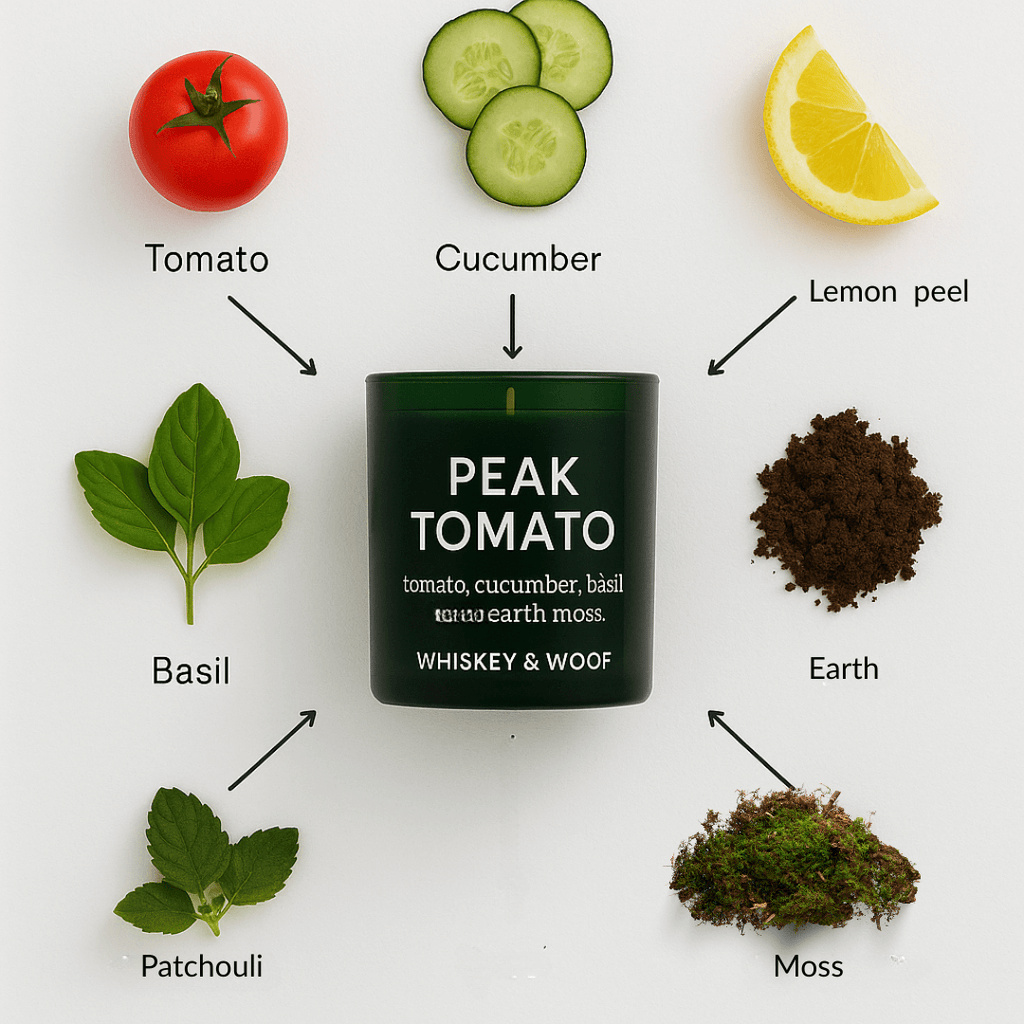 No. 46 Vine & Vibe | Tomato, Vetiver & Petrichor — Luxury Scented Candle