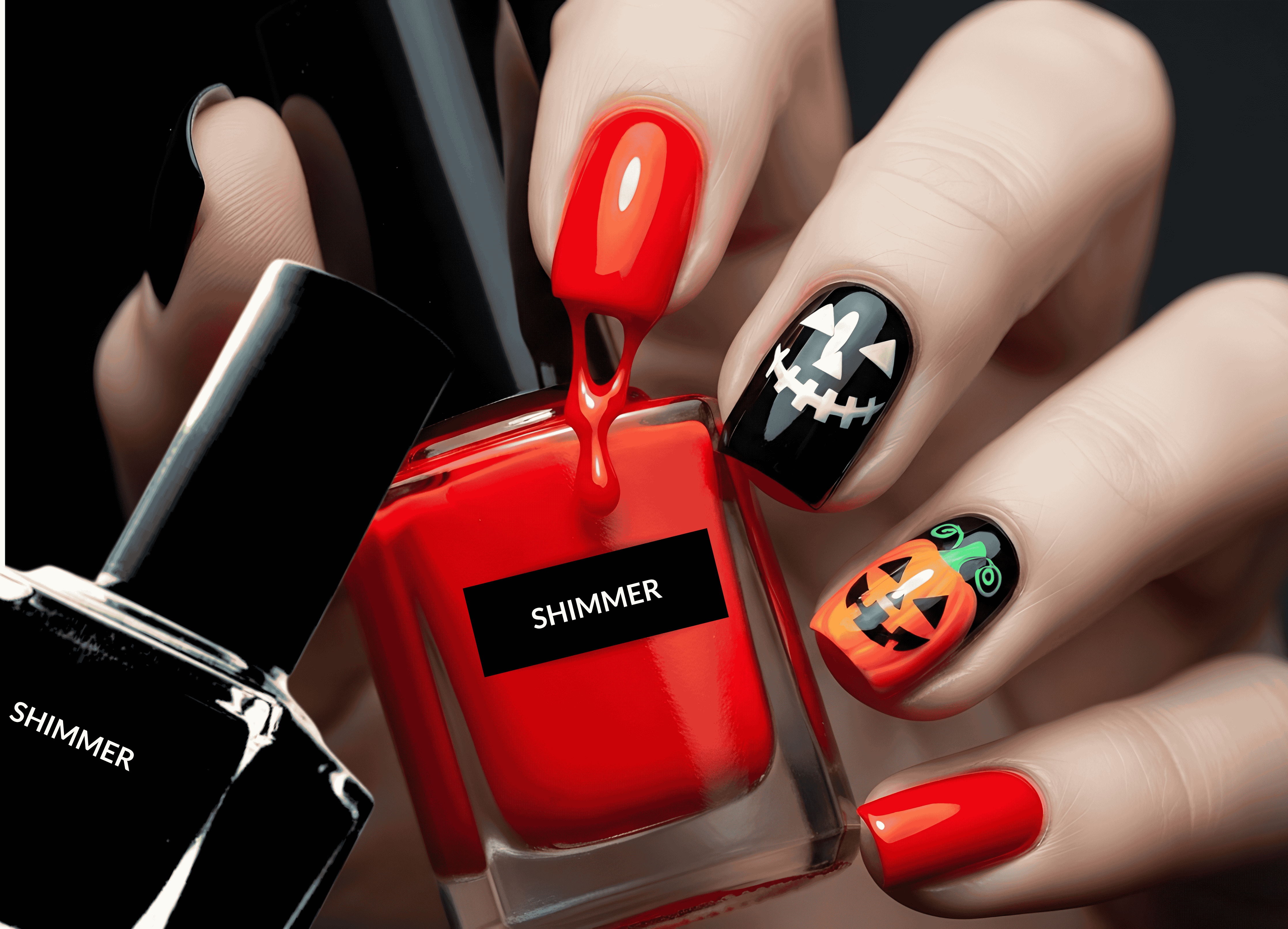 Shimmer Non-Scented Nail Polish