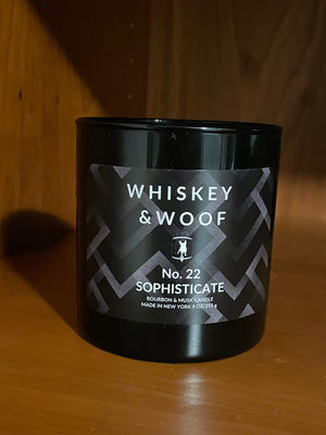 No. 22 SOPHISTICATE: Bourbon & Musk Scented Candle