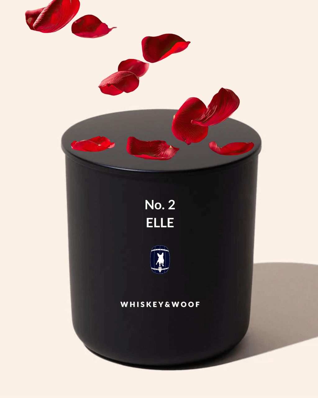 No. 2 ELLE : Red Rose & Leather Scented Candle