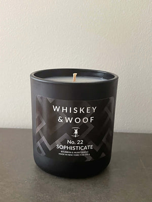 No. 22 SOPHISTICATE: Bourbon & Musk Scented Candle