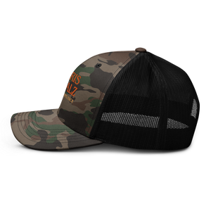 Camouflage Harris & Walz trucker hat