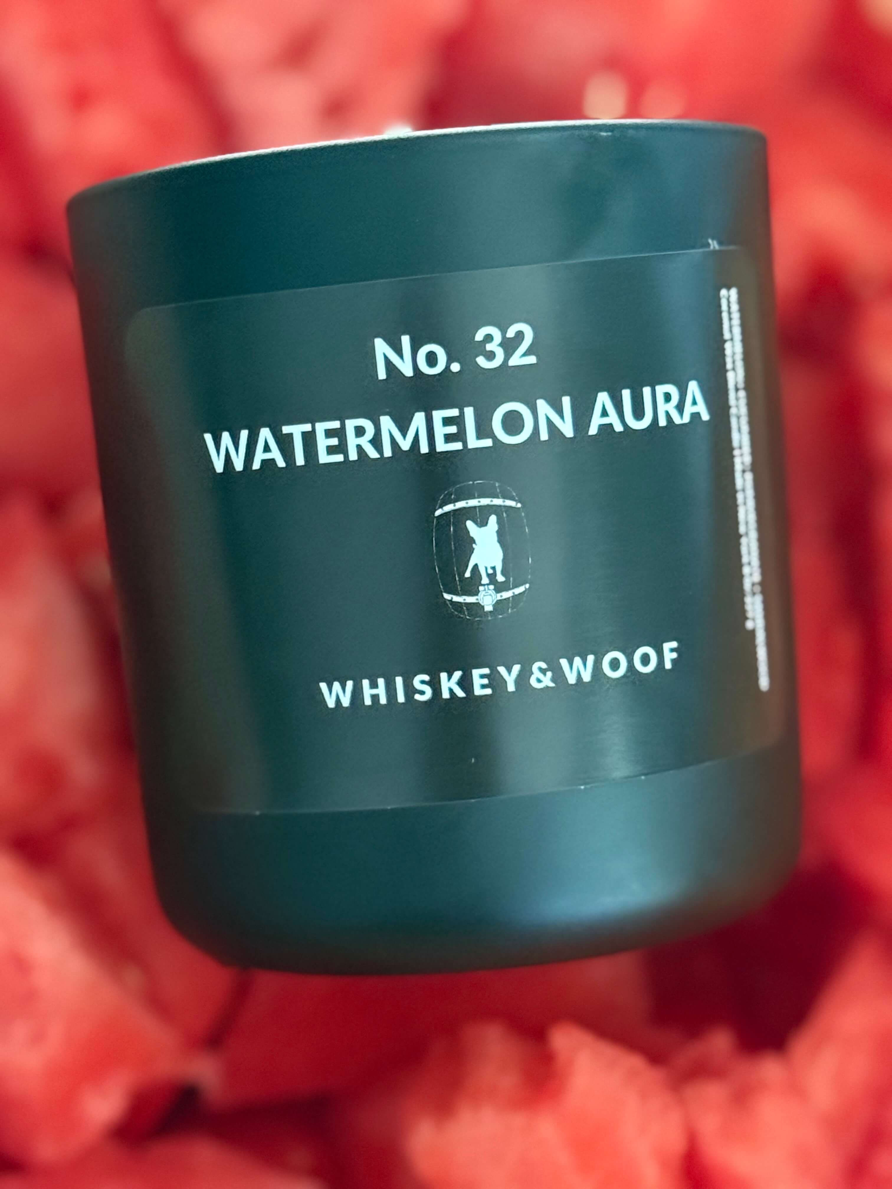 No. 32 Watermelon Aura l Watermelon, Palo Santo & Sandalwood LuxuryScented Candle