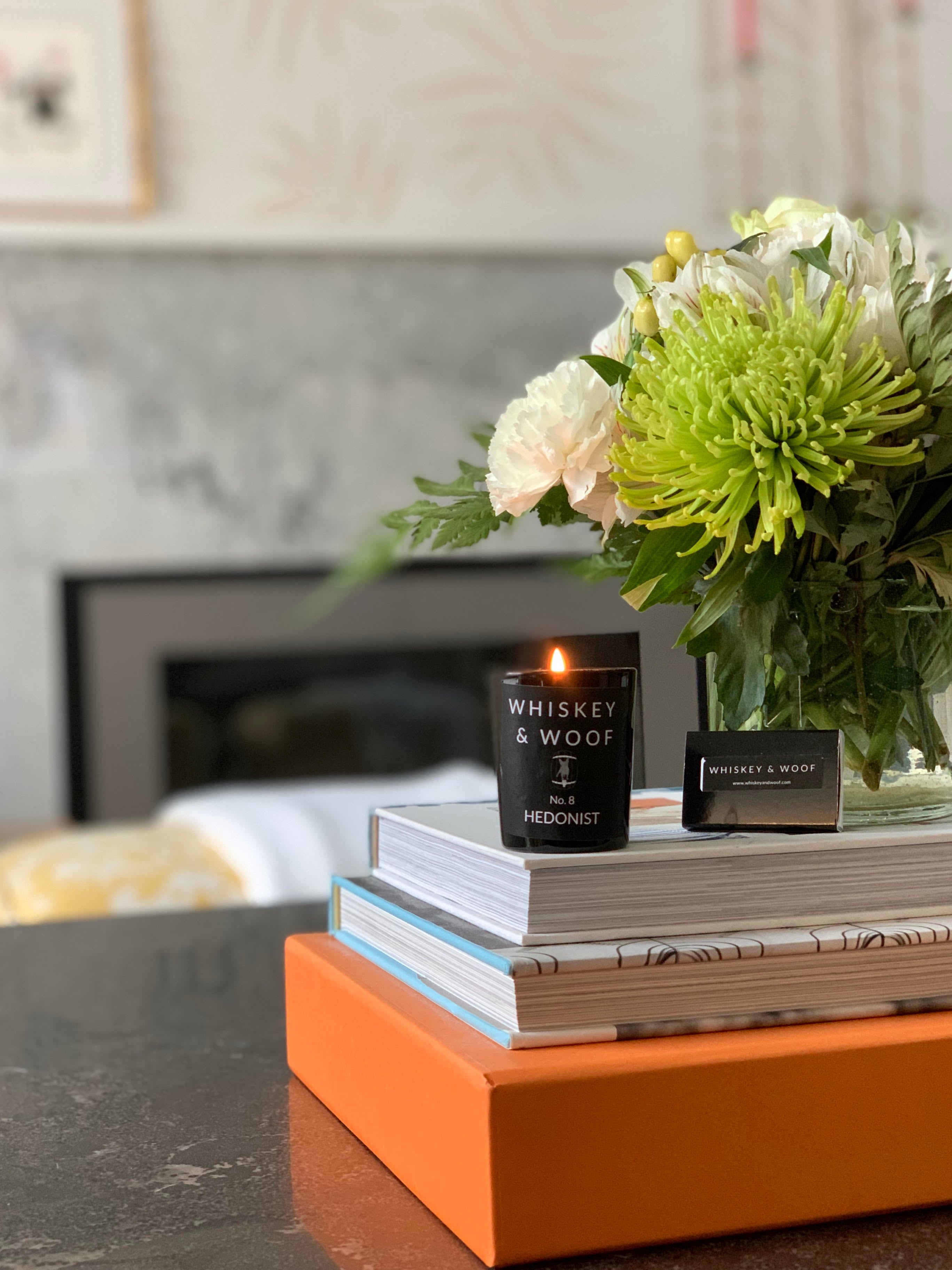 No. 8 HEDONIST: Whiskey & Leather Scented Candle