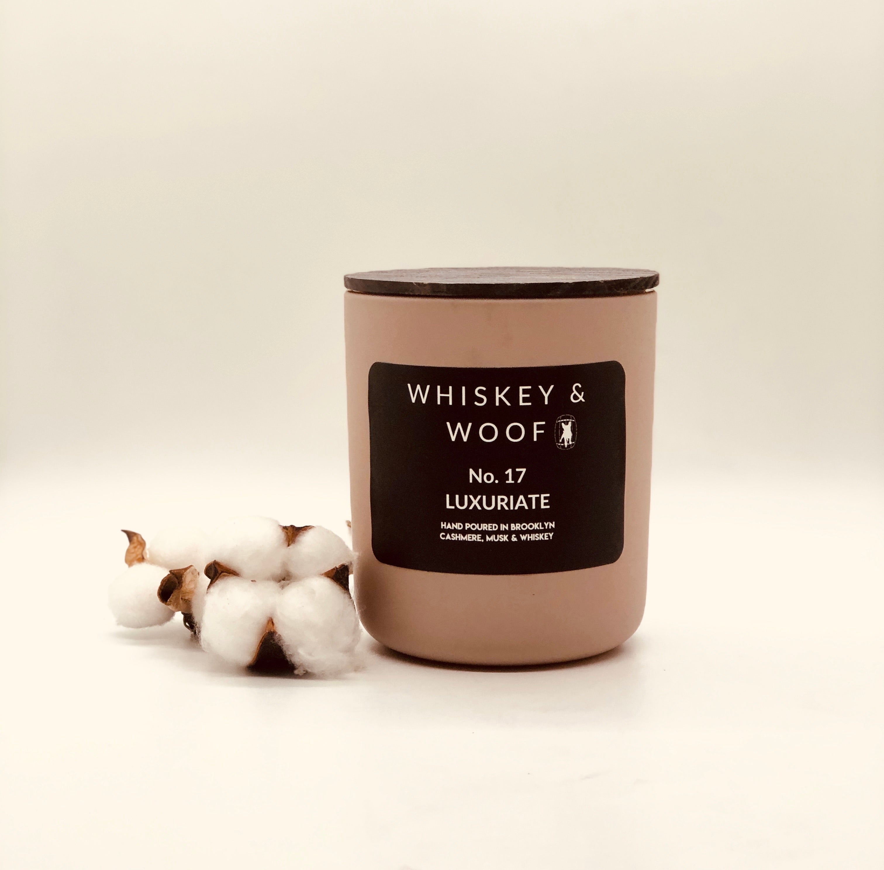 No. 17 LUXURIATE: Whiskey & Cashmere Candle