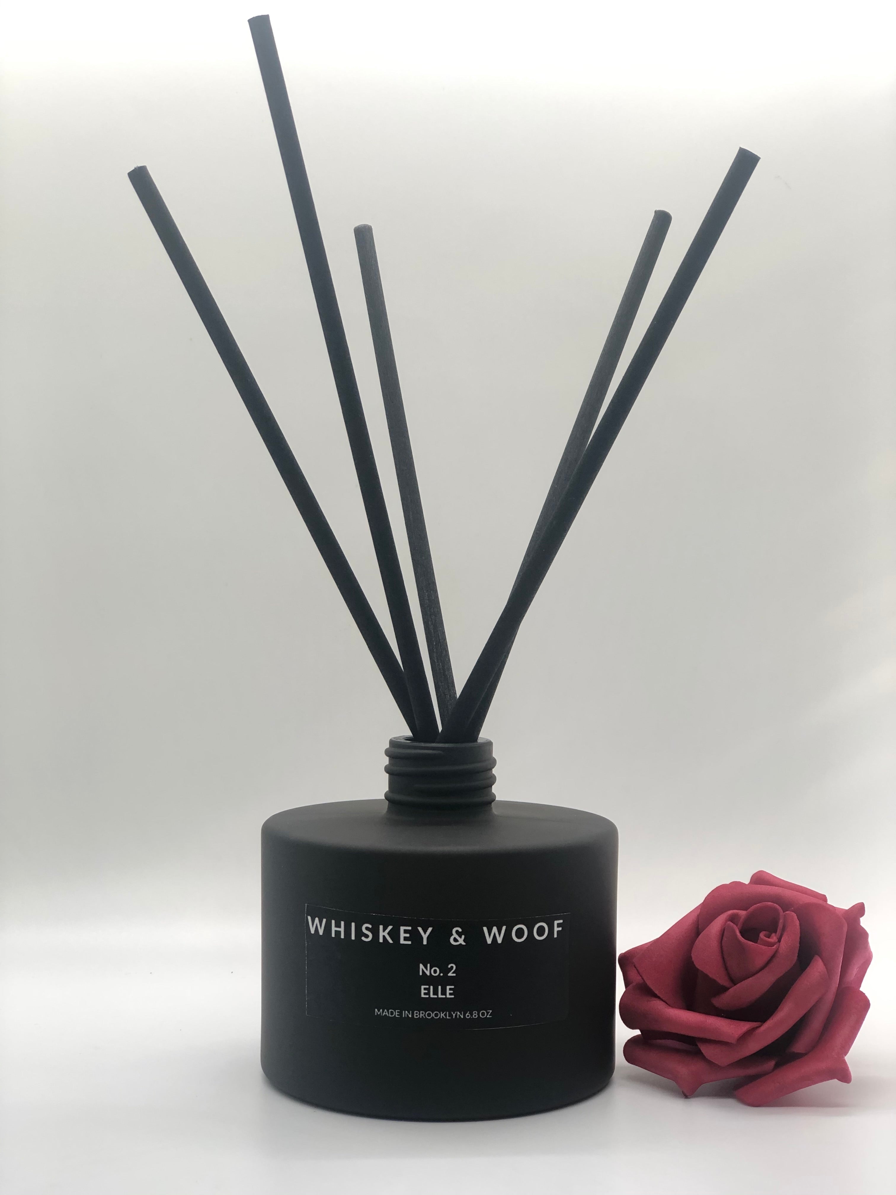 No. 2 ELLE: Red Rose & Leather Reed Diffuser