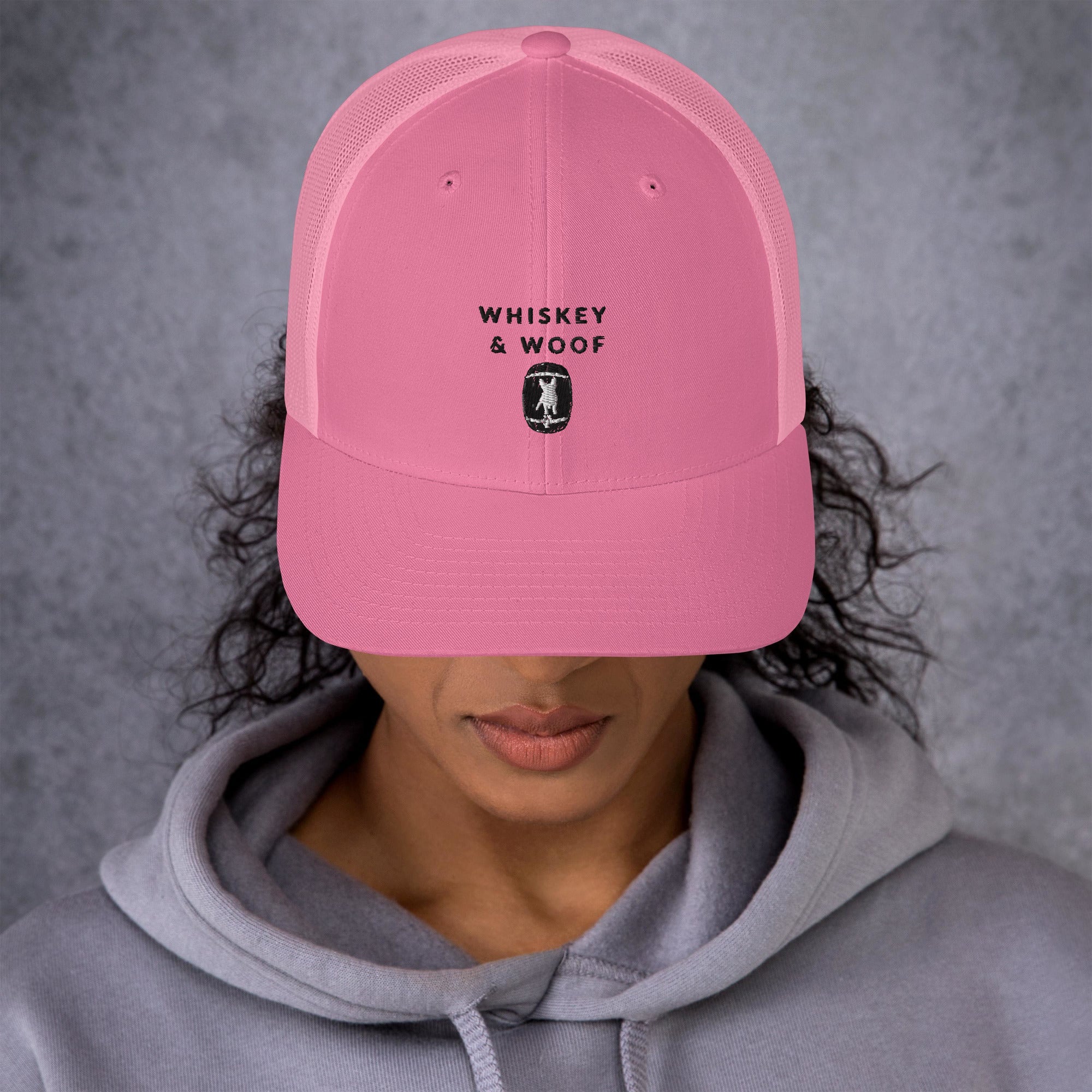 Whiskey & Woof Logo Trucker Cap