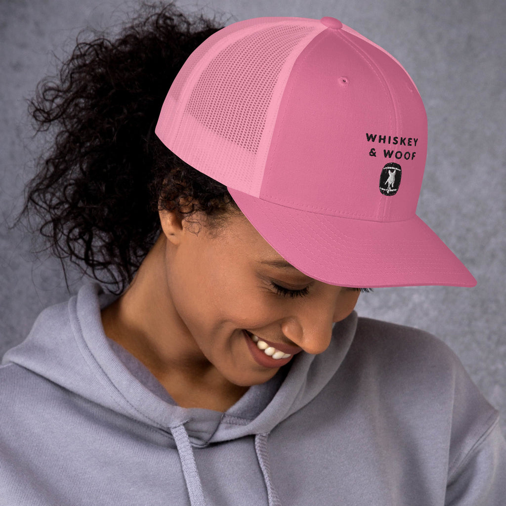 Whiskey & Woof Logo Trucker Cap