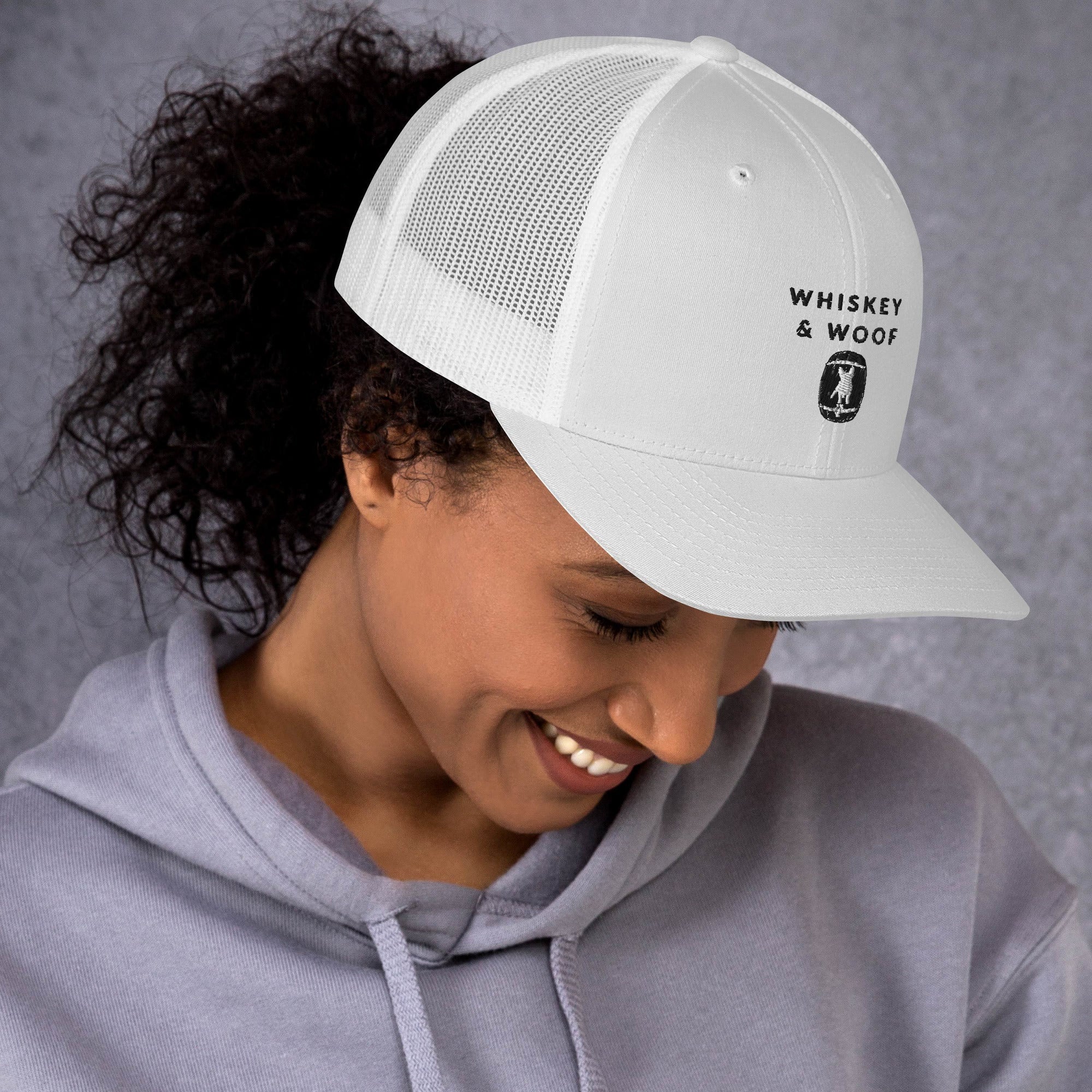 Whiskey & Woof Logo Trucker Cap